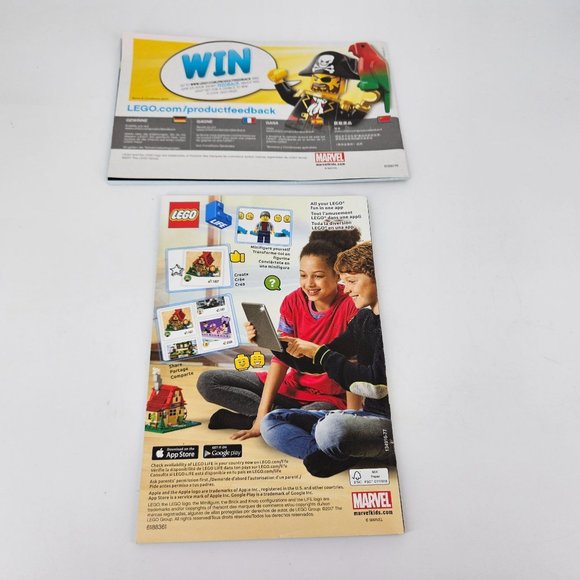 Lego Iron Man Avengers 76077 1 & 2 Manual Instruction Book ONLY No Brick Fig - Picture 2 of 6